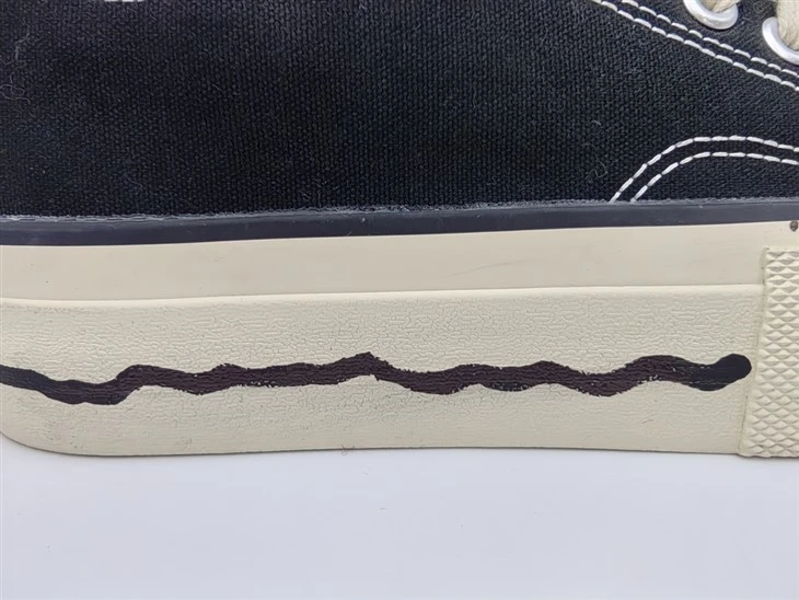 Hand Painted Men Black Shoes